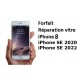 Forfait réparation vitre Iphone SE 2020