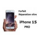 Forfait réparation vitre iPhone 15 pro